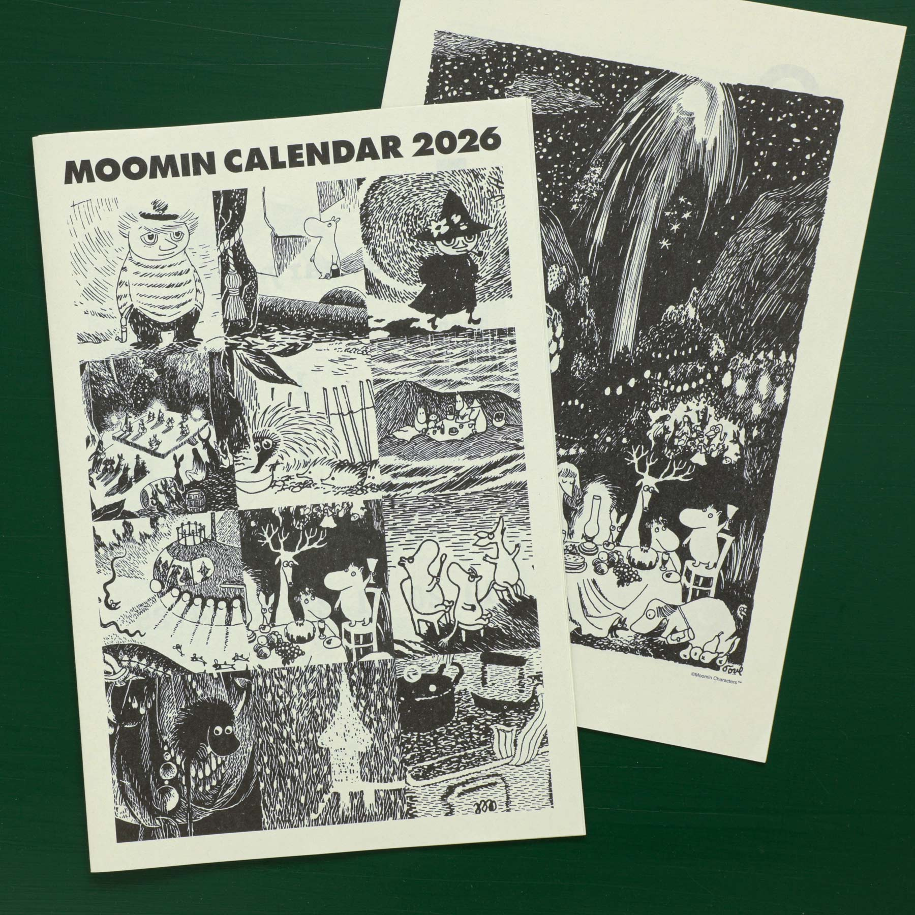 2026年版】今年も登場、ムーミンの物語を飾るタブロイドカレンダー | ムーミン カレンダー 2026