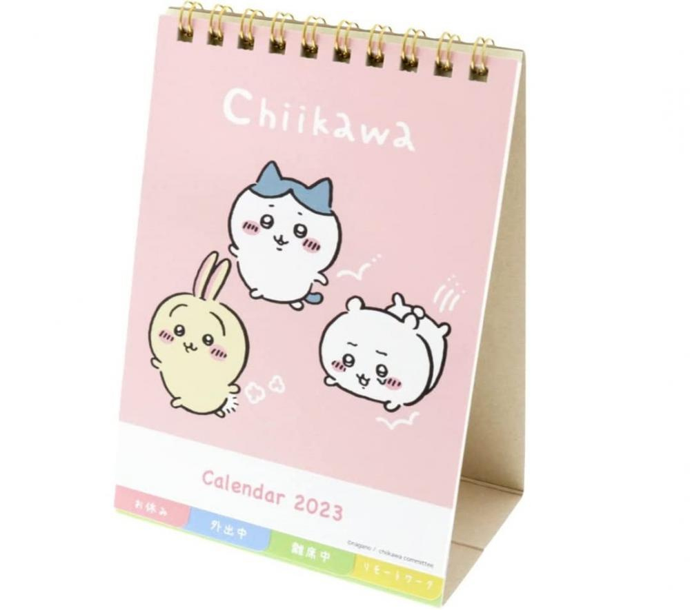 ちいかわのデスクカレンダーが激カワ。4枚のメッセージ付きで便利 | ちいかわカレンダー 2026 年 100 均